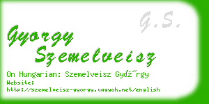 gyorgy szemelveisz business card